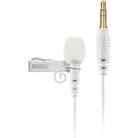 Rode Lavalier GO Blanco | Micrófono de solapa profesional para Wireless GO en color blanco
