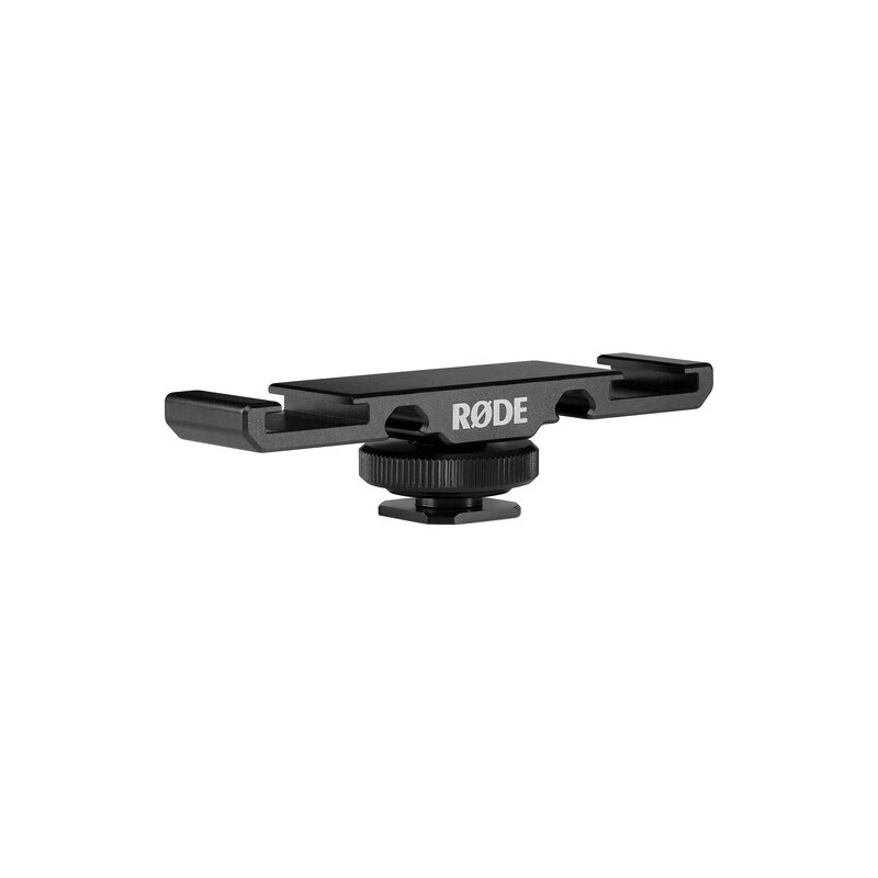 Rode DCS-1 | Adaptador de doble zapata para montar dos micrófonos u otros accesorios