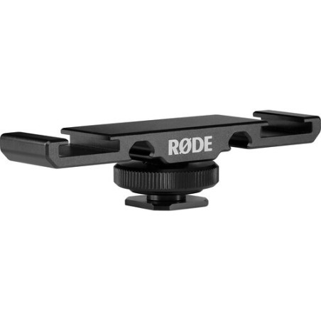 Rode DCS-1 | Adaptador de doble zapata para montar dos micrófonos u otros accesorios
