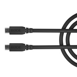 Rode Cable USB-C a USB-C 1.5M SC17 | cable usb-c | cable usb-c para microfono | cable usb-c de 1.5 metros para microfonos rode