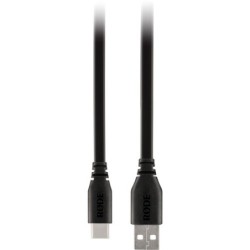 Rode Cable USB-C a USB-A 1.5M | Conexión versátil para micrófonos y dispositivos USB-C