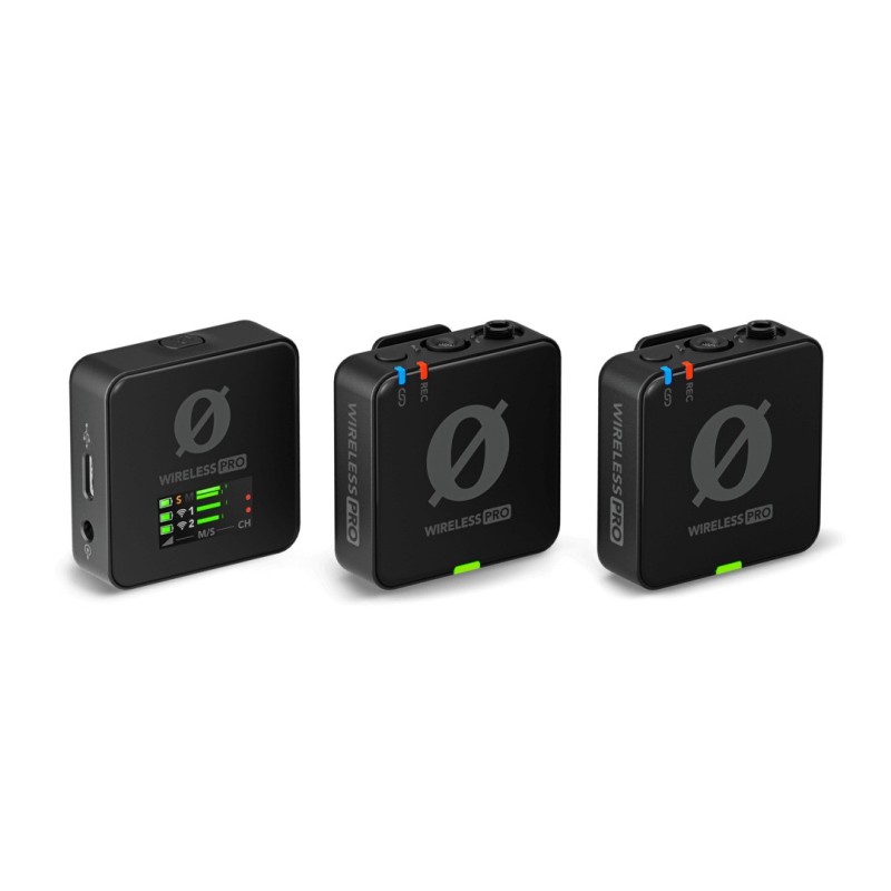 Rode Wireless PRO | Sistema de micrófonos inalámbricos profesional con grabación interna