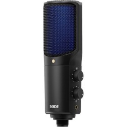 Rode NT-USB+ | Micrófono de condensador USB profesional con preamplificador Revolution