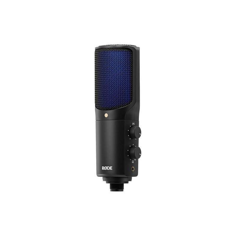 Rode NT-USB+ | Micrófono de condensador USB profesional con preamplificador Revolution