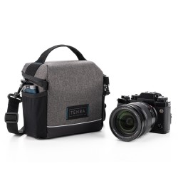 Tenba Bandolera Skyline V2 7 Gris | Bandolera compacta y acolchada para cámaras y accesorios