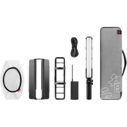 ZHIYUN FIVERAY V60 Combo Negra | Varita LED bicolor de 60W con accesorios y efectos creativos