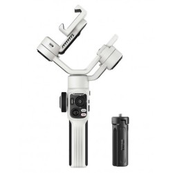 ZHIYUN Smooth 5S Blanco | Estabilizador de 3 ejes para smartphones con luz de relleno integrada