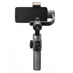 ZHIYUN Smooth 5S Combo Gris | Estabilizador de 3 ejes con luz de relleno y accesorios completos
