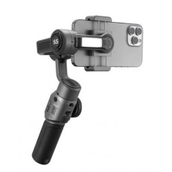 ZHIYUN Smooth 5S Combo Gris | Estabilizador de 3 ejes con luz de relleno y accesorios completos