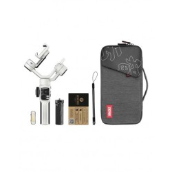 ZHIYUN Smooth 5S Combo Blanco | Estabilizador de 3 ejes con luz de relleno y accesorios completos