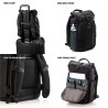 Tenba Mochila Fulton V2 10L Negra | Mochila fotográfica compacta y urbana