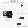 ZHIYUN MOLUS G60 | Luz LED COB de 60W con temperatura bicolor y diseño compacto