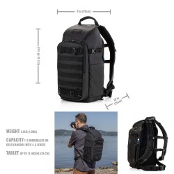 Tenba Mochila Axis V2 16L Negra | Mochila fotográfica táctica y profesional