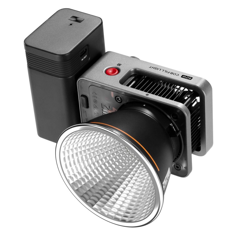ZHIYUN MOLUS X60 | Luz LED COB de 60W con temperatura bicolor y diseño ultracompacto