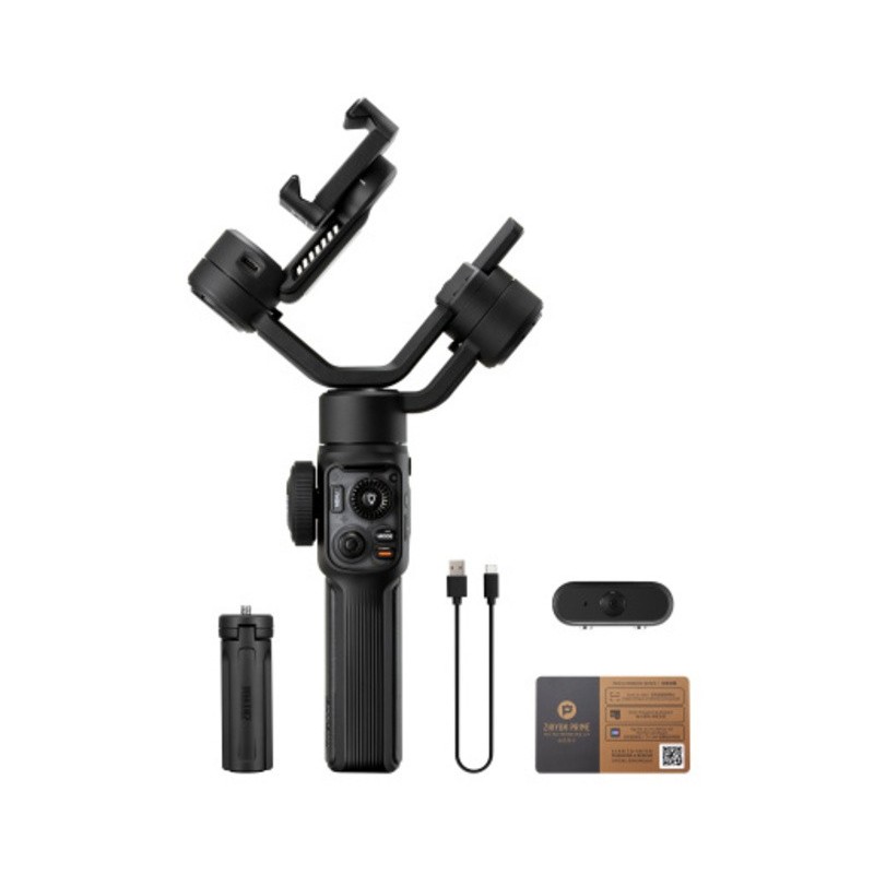 ZHIYUN Smooth 5S AI Combo | Estabilizador de smartphone con accesorios completos y seguimiento inteligente