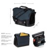 Tenba Bolsa de Hombro Messenger DNA 9 Negra | Bolsa fotográfica compacta tipo messenger