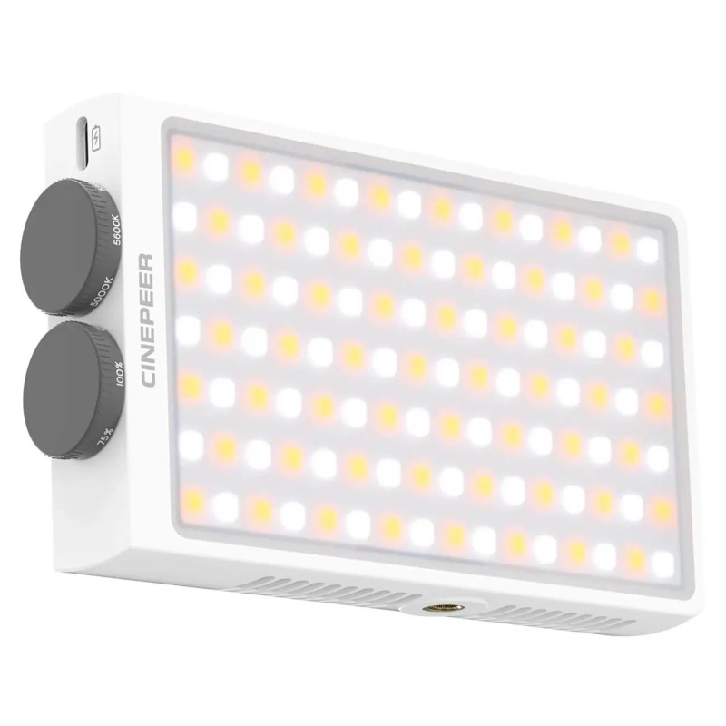 ZHIYUN CINEPEER CM25 | Luz LED portátil de 25W con ajuste de temperatura de color y diseño compacto