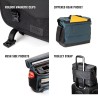 Tenba Bolsa de Hombro Messenger DNA 9 Negra | Bolsa fotográfica compacta tipo messenger