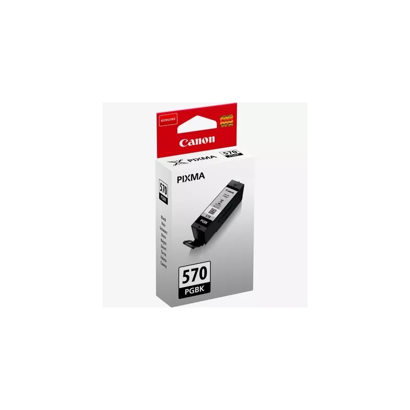 Canon PGI-570GBK | Cartucho de tinta de pigmento negro original de 15ml para impresoras Canon