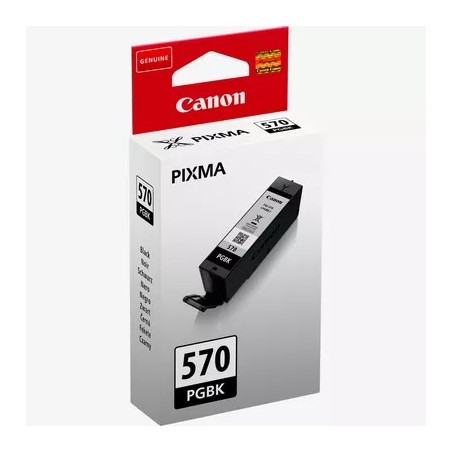 Canon PGI-570GBK | Cartucho de tinta de pigmento negro original de 15ml para impresoras Canon