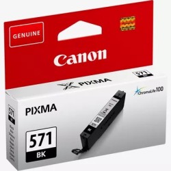 Canon CLI-571BK | Cartucho de tinta negra original de 6,5ml para impresoras Canon