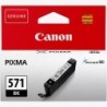 Canon CLI-571BK | Cartucho de tinta negra original de 6,5ml para impresoras Canon