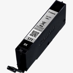 Canon CLI-571BK | Cartucho de tinta negra original de 6,5ml para impresoras Canon