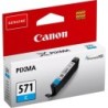 Canon CLI-571C | Cartucho de tinta cian original de 6,5ml para impresoras Canon