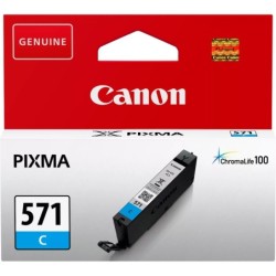 Canon CLI-571C | Cartucho de tinta cian original de 6,5ml para impresoras Canon