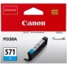 Canon CLI-571C | Cartucho de tinta cian original de 6,5ml para impresoras Canon