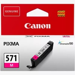 Canon CLI-571M | Cartucho de tinta magenta original de 6,5ml para impresoras Canon