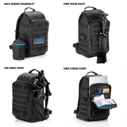 Tenba Mochila Axis V2 20L Negra | Mochila fotográfica profesional de alta capacidad