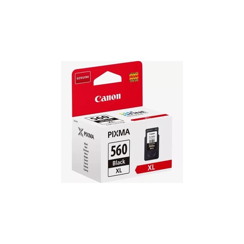 Canon PG-560XL | Cartucho de tinta negra XL de alto rendimiento 14,3ml para impresoras Canon
