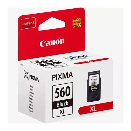 Canon PG-560XL | Cartucho de tinta negra XL de alto rendimiento 14,3ml para impresoras Canon