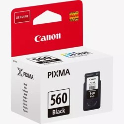 Canon PG-560 | Cartucho de tinta negra estándar de 7,5ml original para impresoras Canon