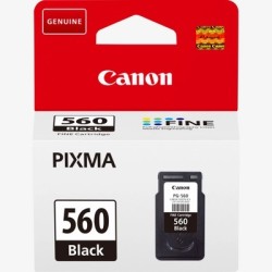Canon PG-560 | Cartucho de tinta negra estándar de 7,5ml original para impresoras Canon