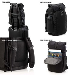Tenba Mochila Fulton V2 14L Negra | Mochila fotográfica compacta y versátil