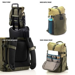 Tenba Mochila Fulton V2 10L Kaki | Mochila fotográfica compacta para cámaras y accesorios