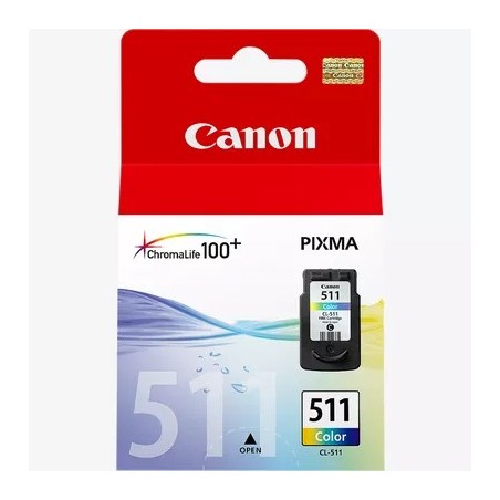 Canon CL-511 | Cartucho de tinta tricolor 9ml original Canon para impresoras PIXMA