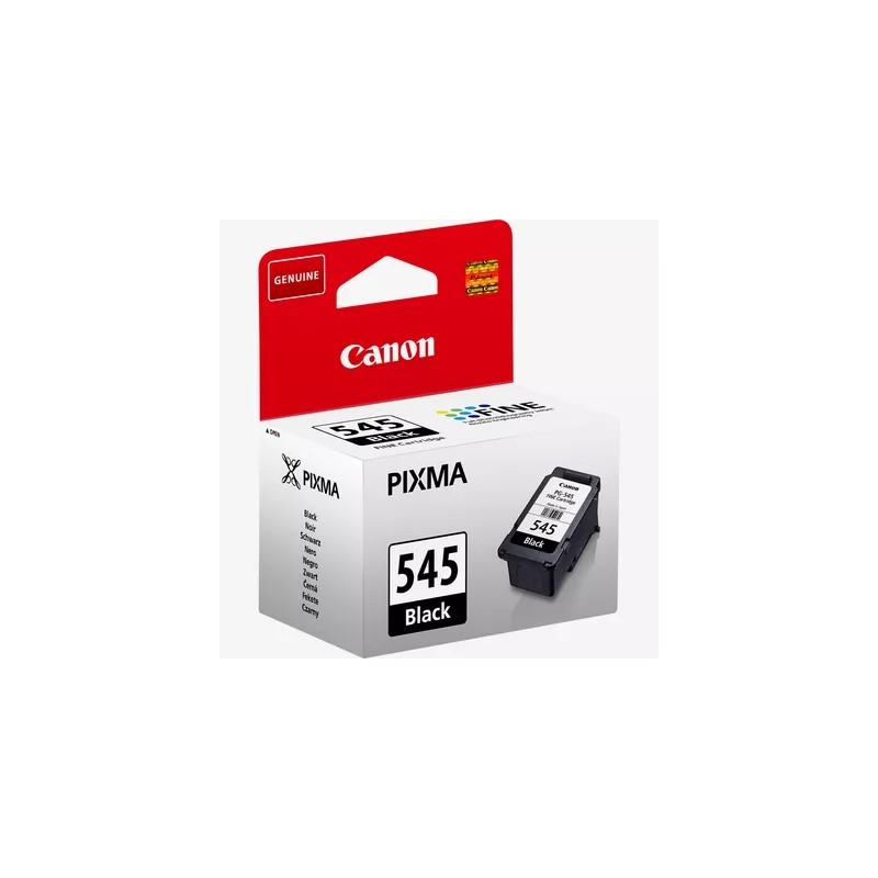 Canon PG‑545 | Cartucho de tinta negra 8 ml original Canon para documentos cotidianos