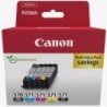 Canon PGI-570/CLI-571 Pack Ahorro | Pack de 5 cartuchos (negro pigmento + BK/C/M/Y) original Canon
