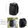 Tenba Mochila Fulton V2 10L Negra | Mochila fotográfica compacta y urbana