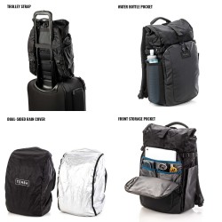 Tenba Mochila Fulton V2 10L Negra | Mochila fotográfica compacta y urbana