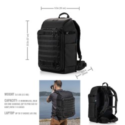 Tenba Mochila Axis V2 32L Negra | Mochila fotográfica de gran capacidad para profesionales