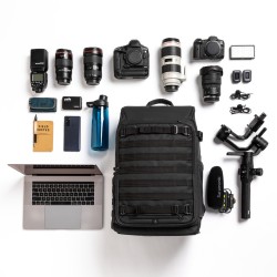 Tenba Mochila Axis V2 32L Negra | Mochila fotográfica de gran capacidad para profesionales