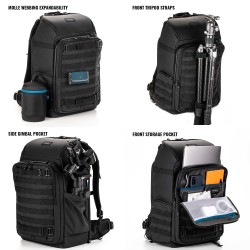 Tenba Mochila Axis V2 32L Negra | Mochila fotográfica de gran capacidad para profesionales