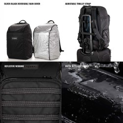 Tenba Mochila Axis V2 32L Negra | Mochila fotográfica de gran capacidad para profesionales