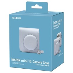 Fujifilm Funda Instax Mini 12 Blanco | Protección elegante para cámara instantánea