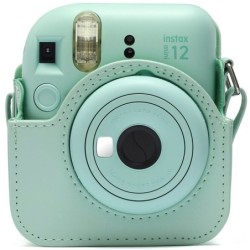 Fujifilm Funda Instax Mini 12 Verde | Protección fresca y vibrante para cámara instantánea