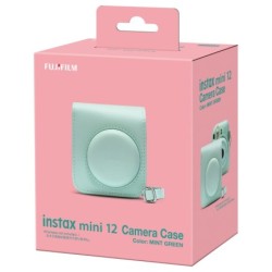 Fujifilm Funda Instax Mini 12 Verde | Protección fresca y vibrante para cámara instantánea